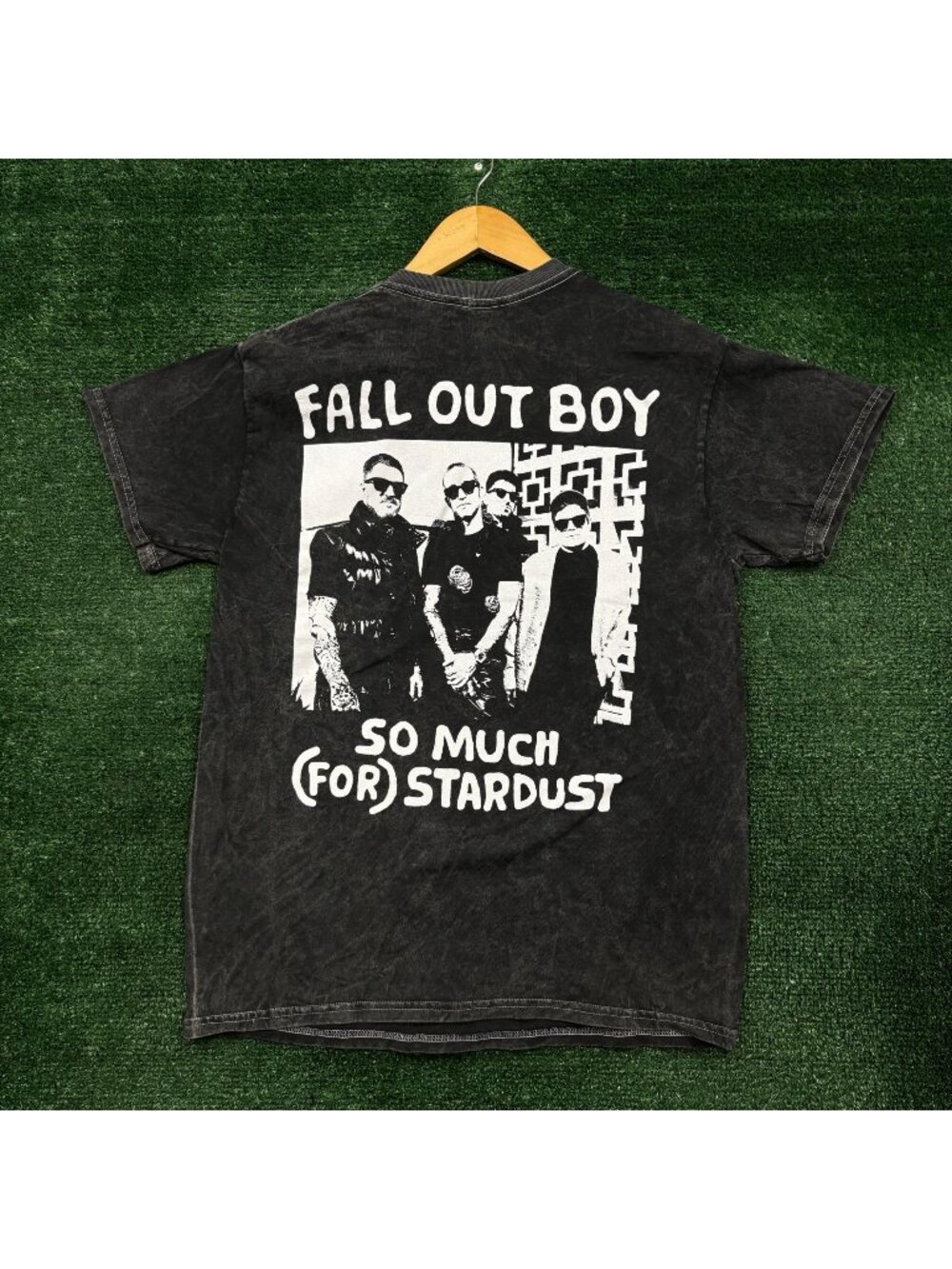 Fall Out Boy So Much (For) Stardust Rock Band Mineral Wash T-Shirt Medium